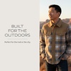 image:imagePendleton Mens Timberline Jacket Outdoor Shirt JacketGrey Camel Plaid