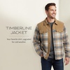 image:imagePendleton Mens Timberline Jacket Outdoor Shirt JacketGrey Camel Plaid