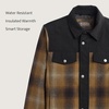 image:imagePendleton Mens Timberline Jacket Outdoor Shirt JacketOlive Brown Ombre