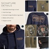 image:imagePendleton Mens Western Heritage Graphic HoodieMilitary GreenBlack