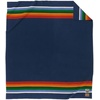 image:imagePendleton National Park Blanket 100 Wool Blanket Iconic Park StripesCrater Lake Navy