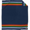 image:imagePendleton National Park Blanket 100 Wool Blanket Iconic Park StripesCrater Lake Navy