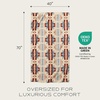 image:imagePendleton Oversized Jacquard Spa Towel 40 x 70 in 100 Cotton Bath TowelAqua