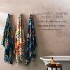 image:imagePendleton Oversized Jacquard Spa Towel 40 x 70 in 100 Cotton Bath TowelBlack