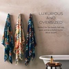 image:imagePendleton Oversized Jacquard Spa Towel 40 x 70 in 100 Cotton Bath TowelLos Ojos Coral
