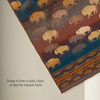 image:imagePendleton Reversible Jacquard Wool Throw Blanket 54 x 64 InchPrairie Rush Hour Rustic