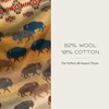 image:imagePendleton Reversible Jacquard Wool Throw Blanket 54 x 64 InchPrairie Rush Hour Rustic