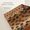image:imagePendleton Reversible Jacquard Wool Throw Blanket 54 x 64 InchPrairie Rush Hour Rustic