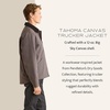 image:imagePendleton Tahoma Mens Trucker Jacket in Big Sky CanvasAsh