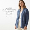 image:imagePendleton Textured Sierra Springs Cardigan 100 CottonNavy