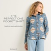 image:imagePendleton The Perfect One Pocket Shirt for WomenNavy Chief Joseph
