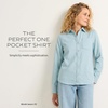 image:imagePendleton The Perfect One Pocket Shirt for WomenSea Blue