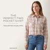 image:imagePendleton The Perfect Two Pocket Lightweight Flannel Shirt for WomenIvory Multi Plaid