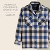 image:imagePendleton Womens Boyfriend Board Shirt 100 WoolBlueTan Check