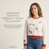 image:imagePendleton Womens Embroidered Graphic French Terry SweaterIvory