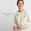 image:imagePendleton Womens Embroidered Graphic French Terry SweaterIvory Coastal