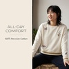 image:imagePendleton Womens Embroidered Graphic French Terry SweaterIvory Coastal