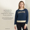 image:imagePendleton Womens Embroidered Graphic French Terry SweaterNavy
