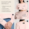 image:imagePendleton Womens Embroidered Graphic French Terry SweaterSoft Rose