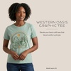 image:imagePendleton Womens Graphic TShirt 100 Cotton Soft Lightweight Casual TeeSeafoam  Western Oasis
