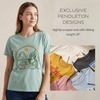 image:imagePendleton Womens Graphic TShirt 100 Cotton Soft Lightweight Casual TeeSeafoam  Western Oasis