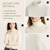 image:imagePendleton Womens Merino Classic Turtleneck Sweater 100 Merino WoolIvory