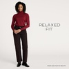 image:imagePendleton Womens Merino Classic Turtleneck Sweater 100 Merino WoolRed Dahlia
