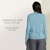 image:imagePendleton Womens Merino Classic Turtleneck Sweater 100 Merino WoolSea Blue