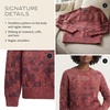 image:imagePendleton Womens Raglan Cotton Graphic Sweater 100 Peruvian CottonDark Rose Mix