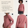 image:imagePendleton Womens Shetland 100 Wool Crewneck Sweater Soft Knit PulloverDark Rose Heather