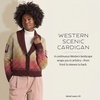 image:imagePendleton Womens Western Scenic Cardigan  100 Cotton Knit Sweater Jacket Ribbed Collar WashableSunrise Ombre