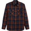 Navy/Brown Plaid