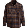 Navy/Ochre/Orange Plaid