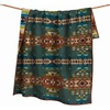 image:imagePendleton Jacquard Napped Throw Blanket WoolCotton Blend 64 x 80 inHighland Peak Balsam