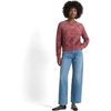 image:imagePendleton Womens Raglan Cotton Graphic Sweater 100 Peruvian CottonDark Rose Mix