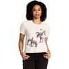 image:imagePendleton Womens Wild Horse Cotton Sweater Crew Neck Short Sleeve KnitEcru