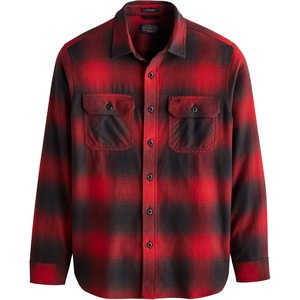 image:imagePENDLETON Mens Burnside Flannel ShirtBlackRed Plaid