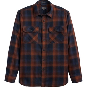image:imagePENDLETON Mens Burnside Flannel ShirtNavyBrown Plaid