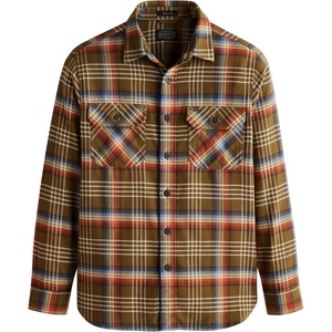 image:imagePENDLETON Mens Burnside Flannel ShirtOlive Multi Plaid