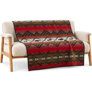 image:imagePendleton Jacquard Unnapped Twin Blanket 64 x 80 in Heirloom Virgin WoolLost Trail