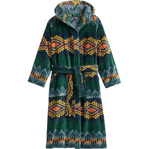 image:imagePendleton Mens 100 Cotton Plush Terry Velour RobeWildland Heroes Green
