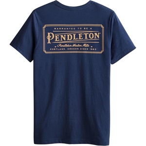 image:imagePendleton Mens Graphic TShirt 100 Cotton Short Sleeve TeeNavy  Gold
