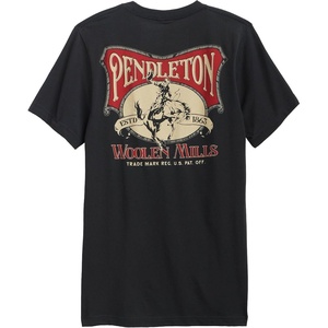 image:imagePendleton Mens Graphic TShirt 100 Cotton Short Sleeve TeeVintage BlackTan