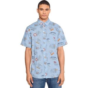 image:imagePendleton Mens Shoreline UltraLight Cotton Shirt Breathable Short SleeveNational Park Blue