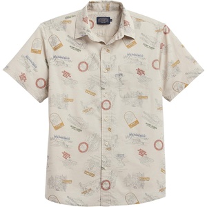 image:imagePendleton Mens Shoreline UltraLight Cotton Shirt Breathable Short SleeveParks Tan