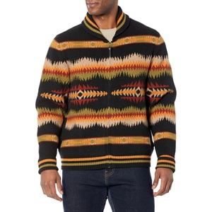 image:imagePendleton Mens Tye River Lambswool CardiganTye River BlackScarlet