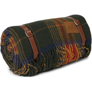 image:imagePendleton Motor Robe Wool Camping Blanket with Leather CarrierForest Park