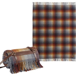 image:imagePendleton Motor Robe Wool Camping Blanket with Leather CarrierMerced