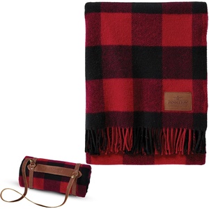 image:imagePendleton Motor Robe Wool Camping Blanket with Leather CarrierRob Roy