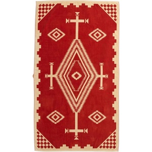 image:imagePendleton Oversized Jacquard Spa Towel 40 x 70 in 100 Cotton Bath TowelLos Ojos Coral